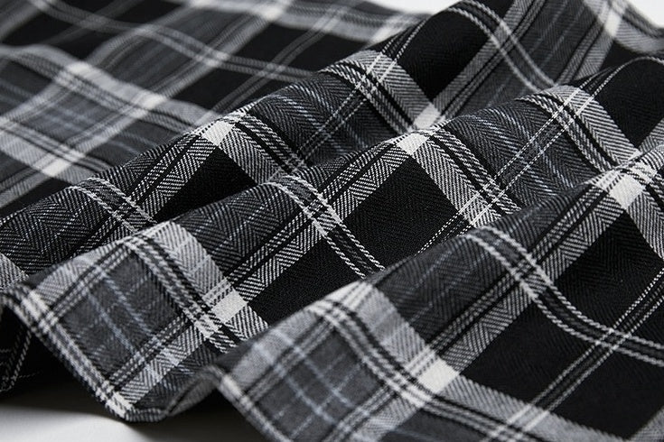 Vintage Plaid Casual Jogger Pants