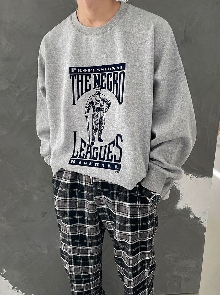Vintage Plaid Casual Jogger Pants