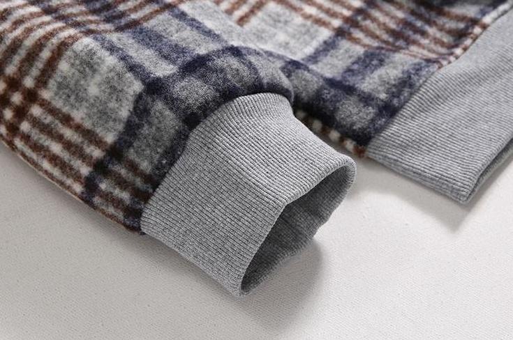 Vintage Plaid Crewneck Sweatshirt