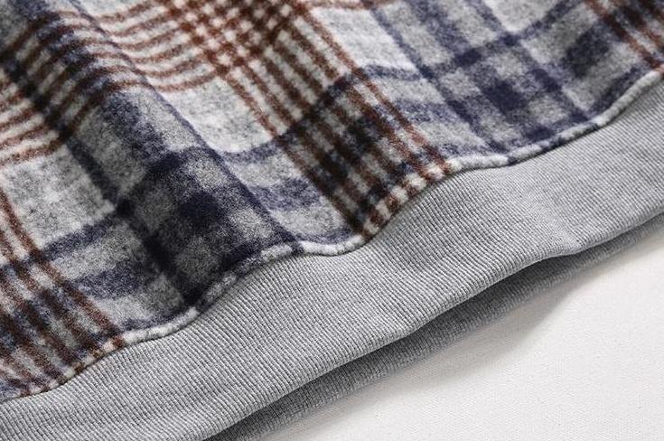 Vintage Plaid Crewneck Sweatshirt