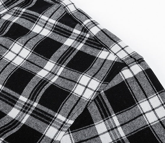 Vintage Plaid Long Sleeve Casual Shirt Jacket