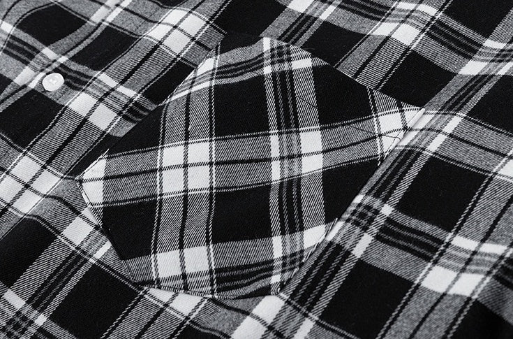 Vintage Plaid Long Sleeve Casual Shirt Jacket