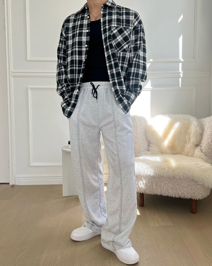 Vintage Plaid Long Sleeve Casual Shirt Jacket