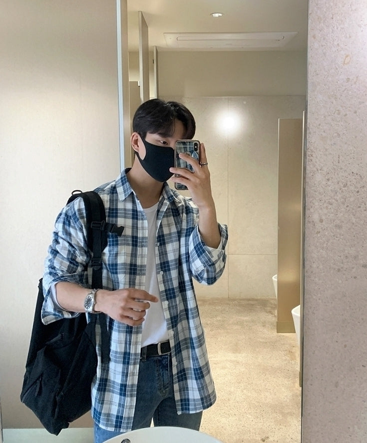 Vintage Plaid Loose Fit Shirt