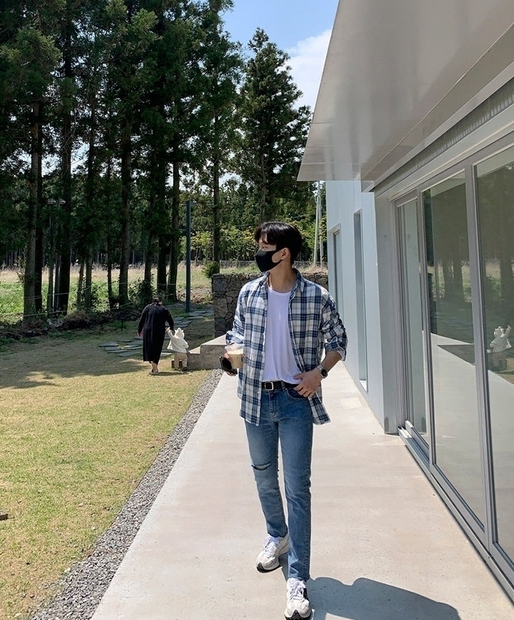 Vintage Plaid Loose Fit Shirt
