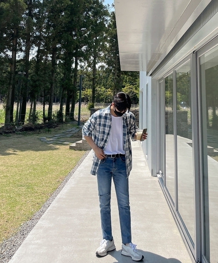 Vintage Plaid Loose Fit Shirt