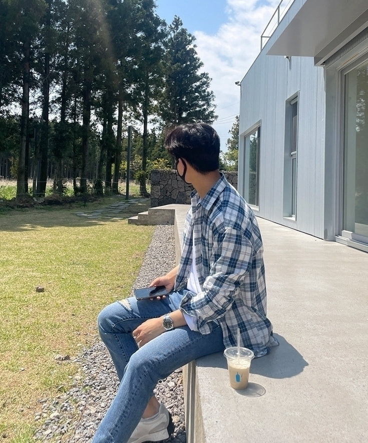 Vintage Plaid Loose Fit Shirt
