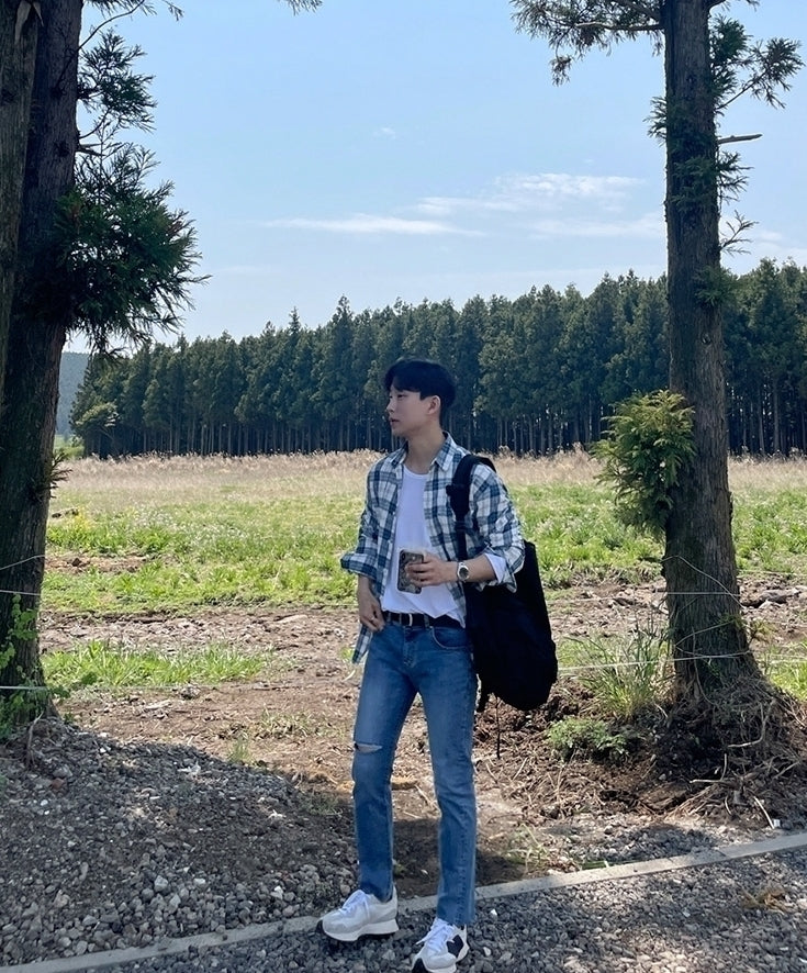 Vintage Plaid Loose Fit Shirt