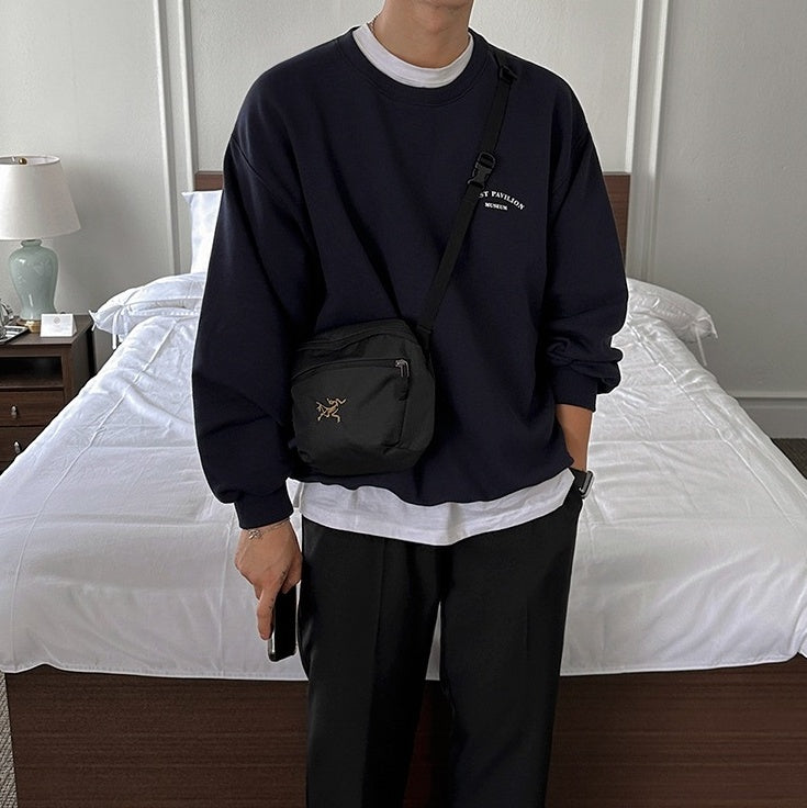 Vintage Print Loose Sweatshirt