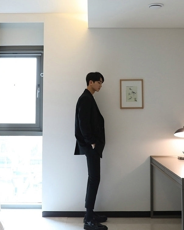 Vintage Relaxed Fit Blazer Casual Korean Style