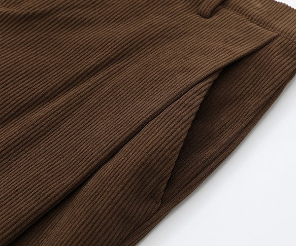 Vintage Relaxed Fit Casual Trousers