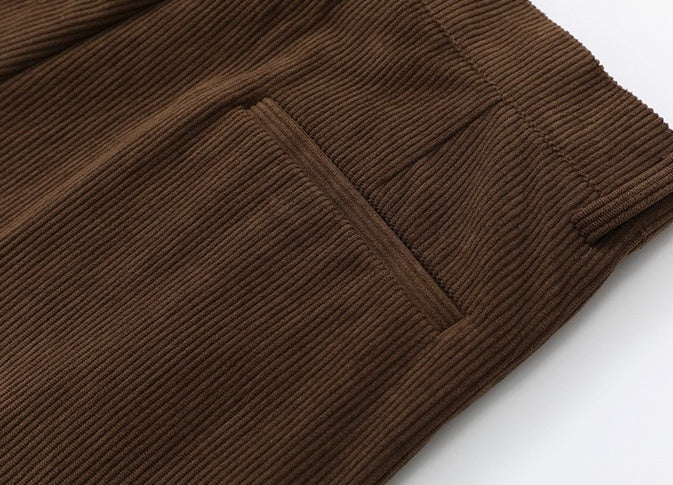 Vintage Relaxed Fit Casual Trousers