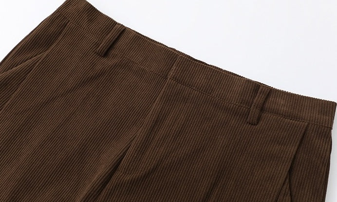 Vintage Relaxed Fit Casual Trousers
