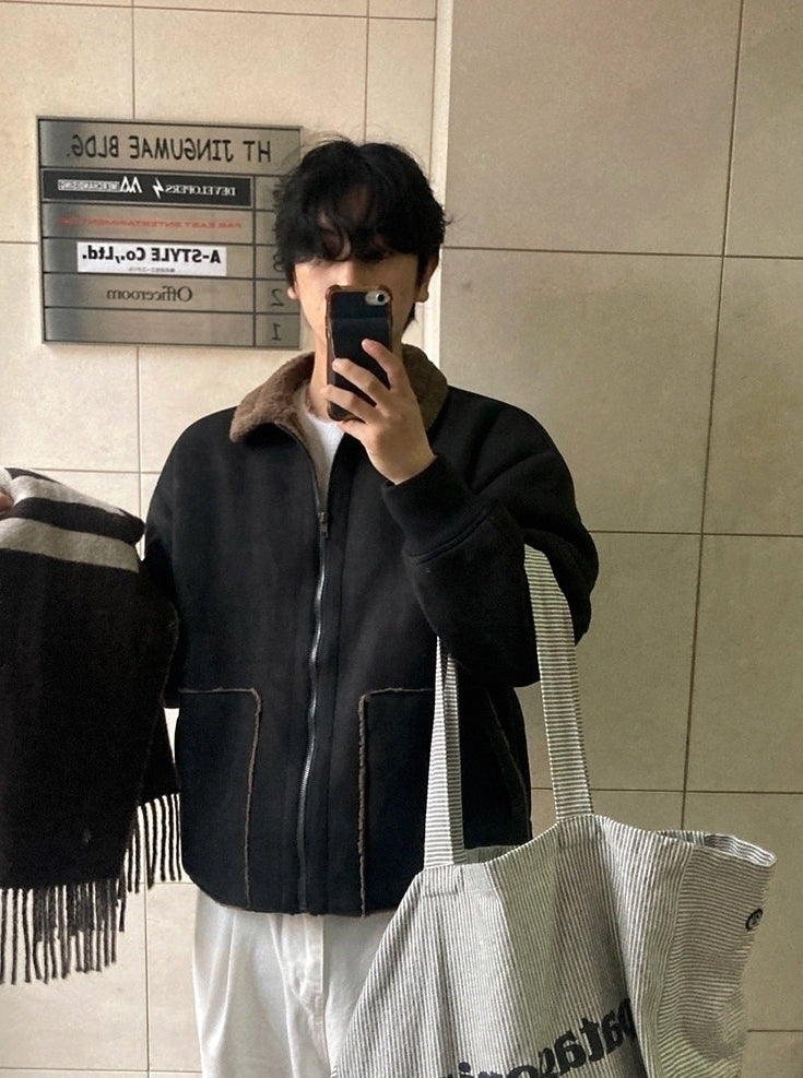 Vintage Relaxed Fit Cozy Winter Warm Jacket