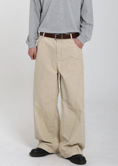 Vintage Relaxed Fit Wide Leg Denim Pants