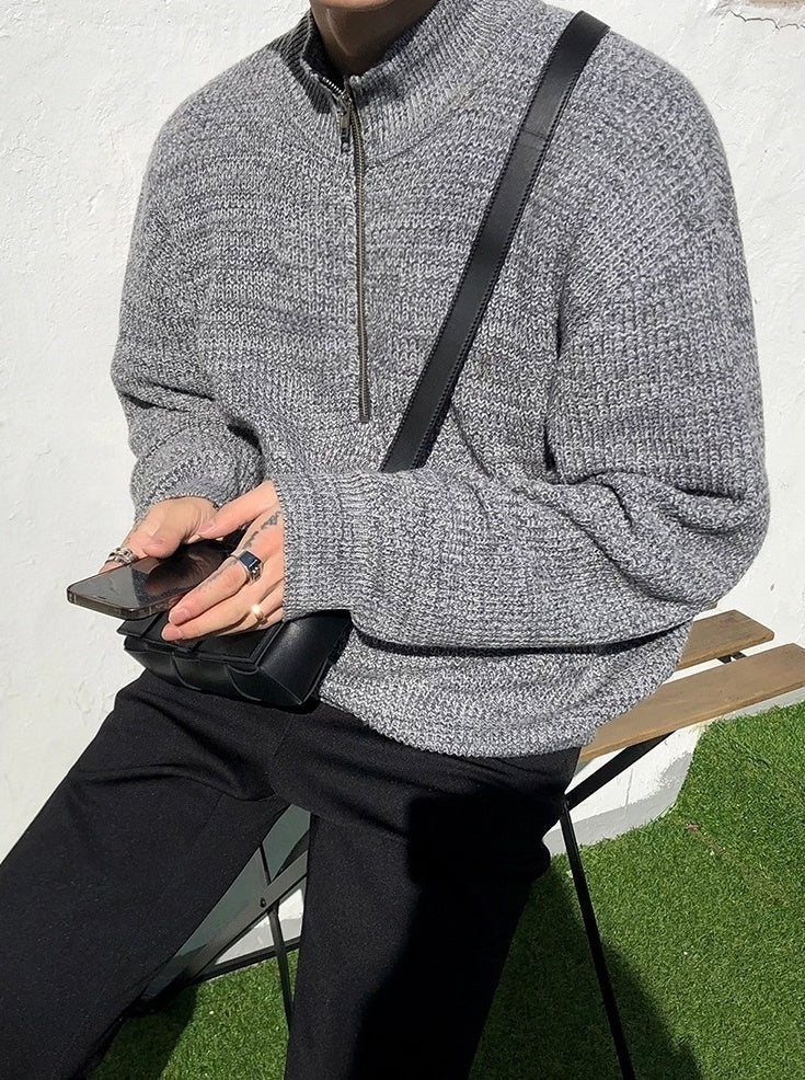 Vintage Relaxed Knit Cardigan Sweater