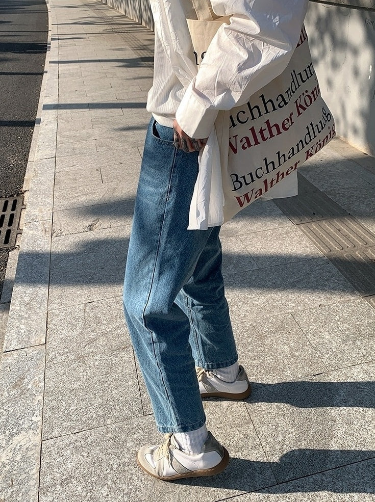Vintage Relaxed Straight Jeans