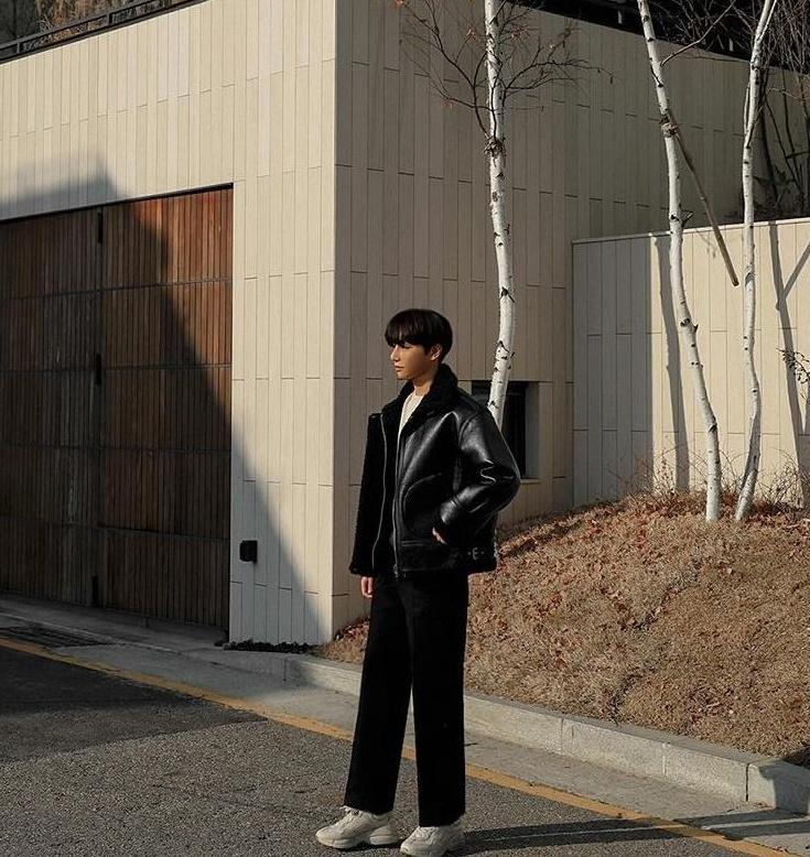 Vintage Lined PU Leather Jacket