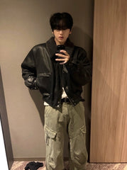 Vintage Stand Collar Short Puffer Jacket