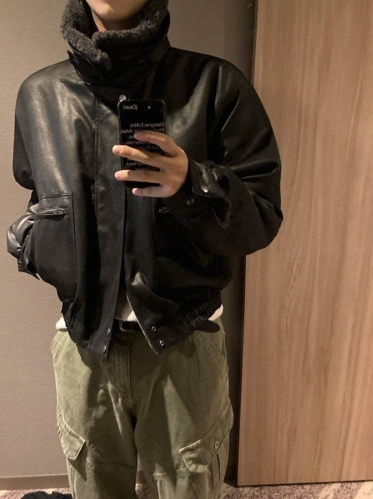 Vintage Stand Collar Short Puffer Jacket