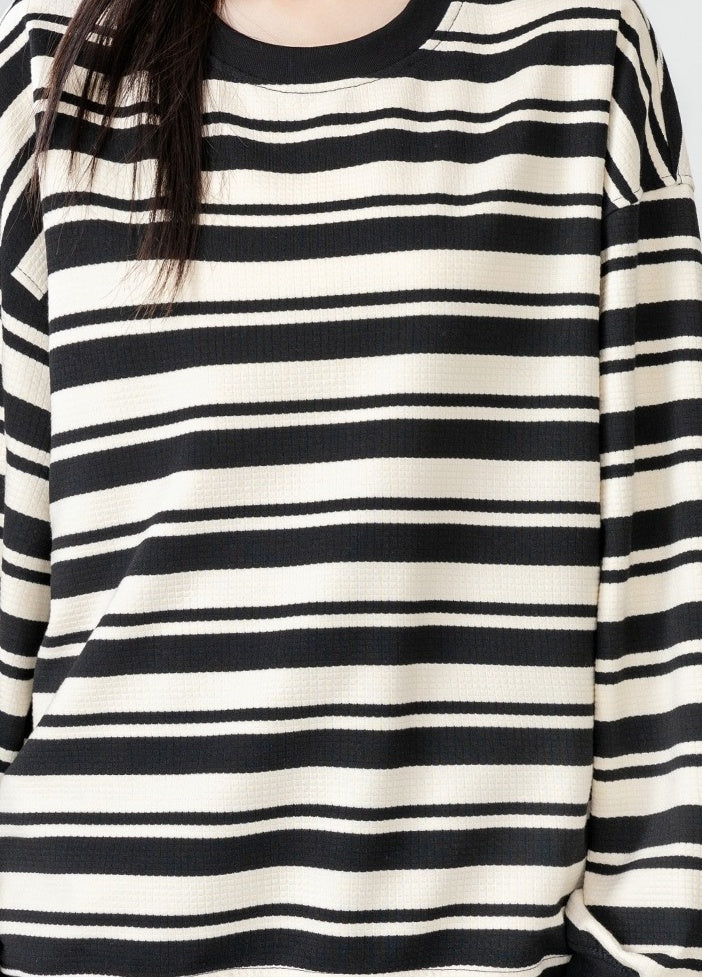 Vintage Striped Crewneck Sweatshirt