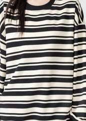Vintage Striped Crewneck Sweatshirt