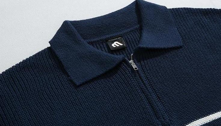 Vintage Striped Knit Pullover Sweater