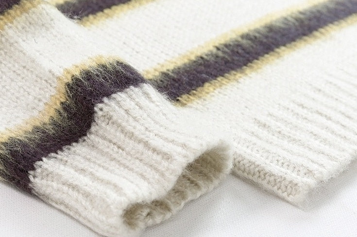 Vintage Striped Knit Sweater