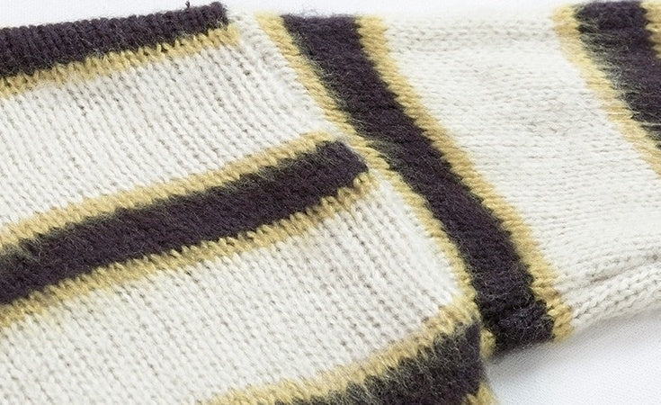 Vintage Striped Knit Sweater