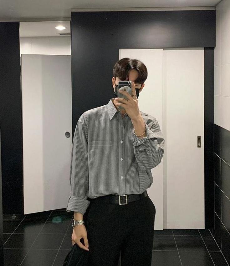 Vintage Striped Relaxed Fit Shirt