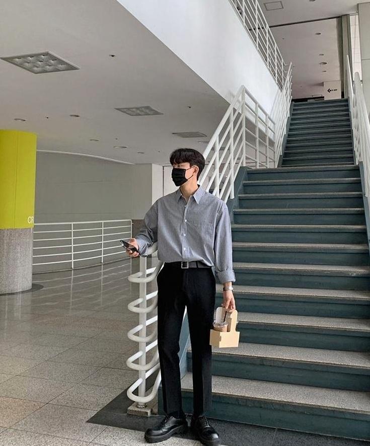 Vintage Striped Relaxed Fit Shirt