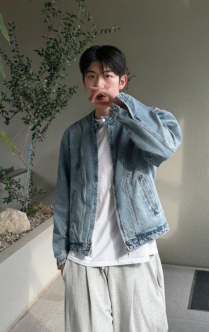 Vintage Style Casual Denim Jacket