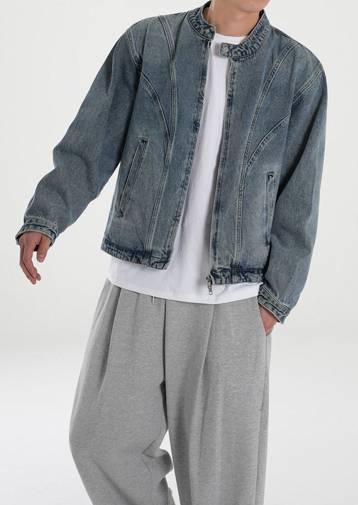 Vintage Style Casual Denim Jacket