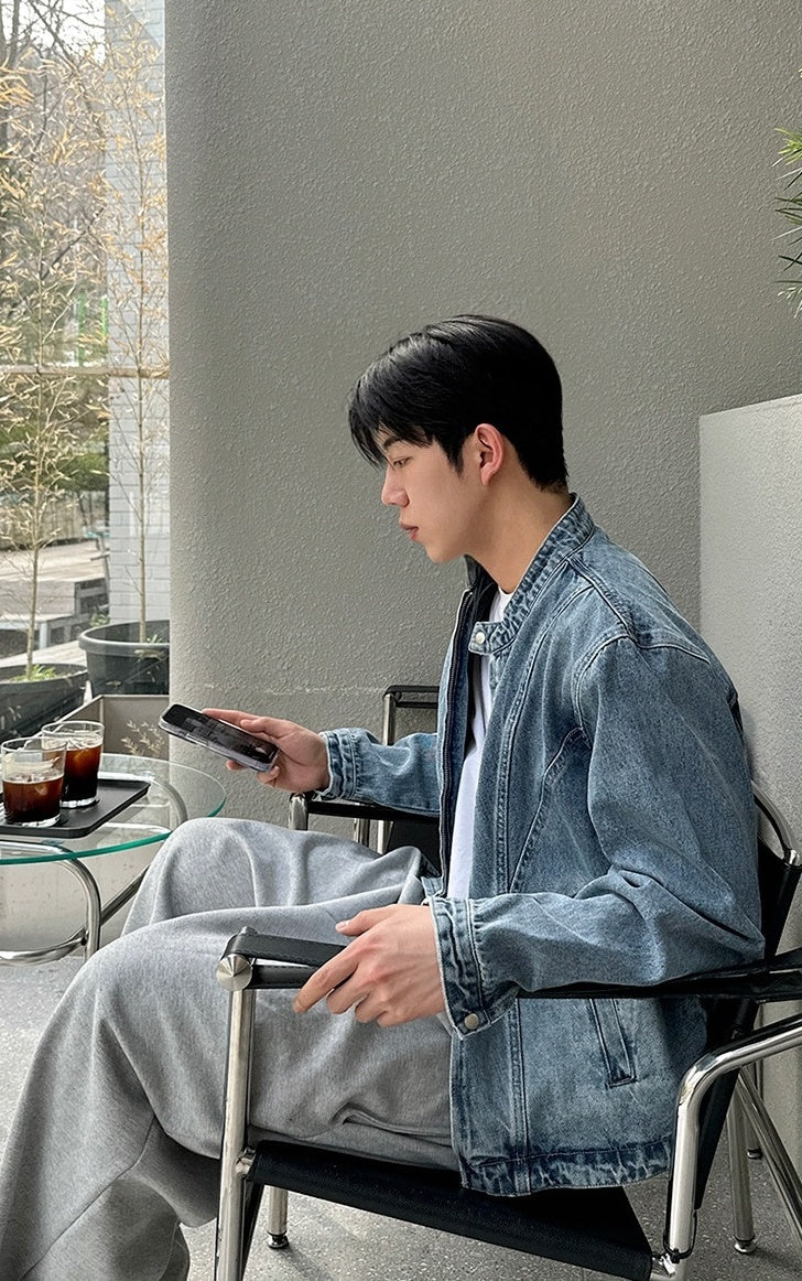 Vintage Style Casual Denim Jacket