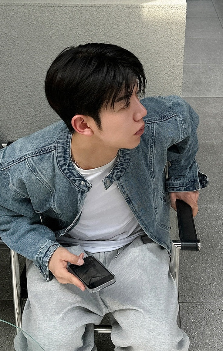 Vintage Style Casual Denim Jacket