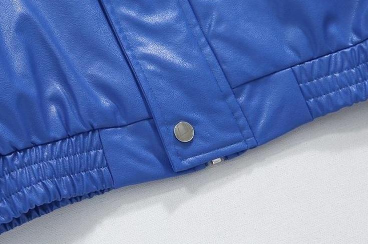 Vintage Style Pu Leather Jacket
