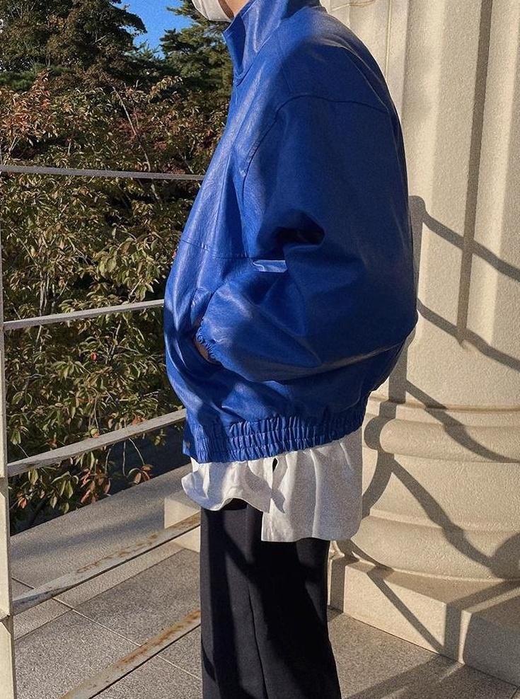 Vintage Style Pu Leather Jacket