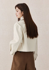 Vintage Style Pu Leather Jacket