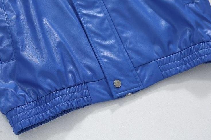 Vintage Style Pu Leather Jacket