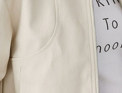 Vintage Style Pu Leather Jacket