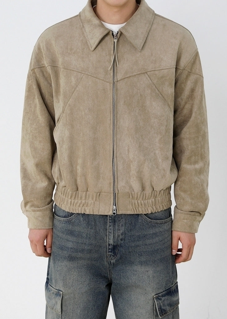 Vintage Style Short Jacket With Turndown Collar