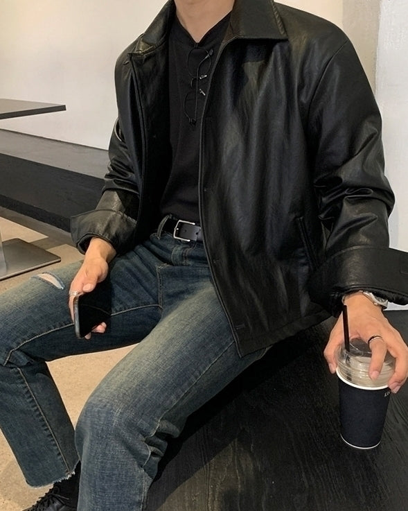 Vintage Style Slim Fit Distressed Jeans