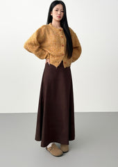 Vintage A Line Midi Skirt
