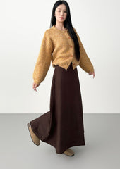Vintage A Line Midi Skirt