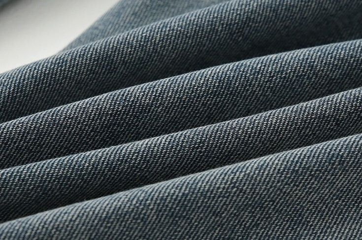 Vintage Washed Loose Straight Jeans