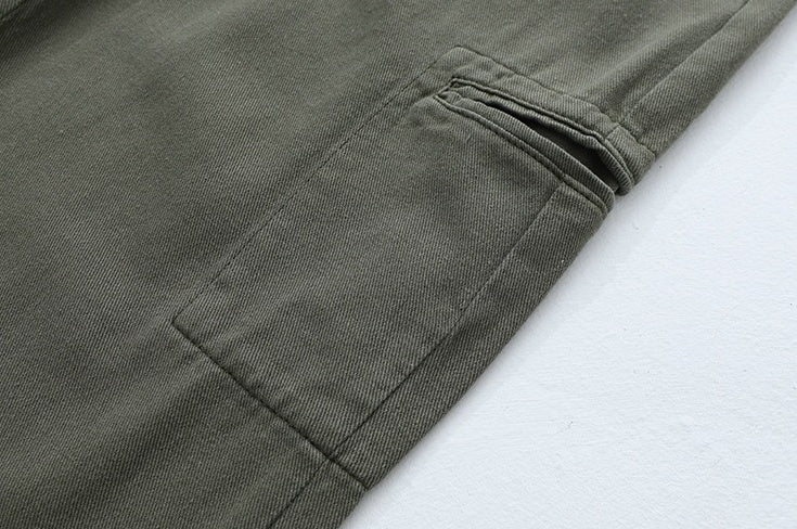 Vintage Washed Loose Straight Jeans