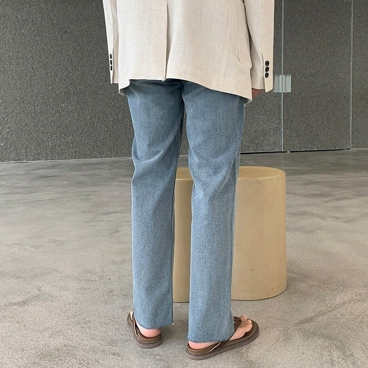 Vintage Washed Relaxed Fit Denim Jeans
