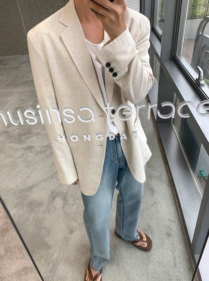 Vintage Washed Relaxed Fit Denim Jeans
