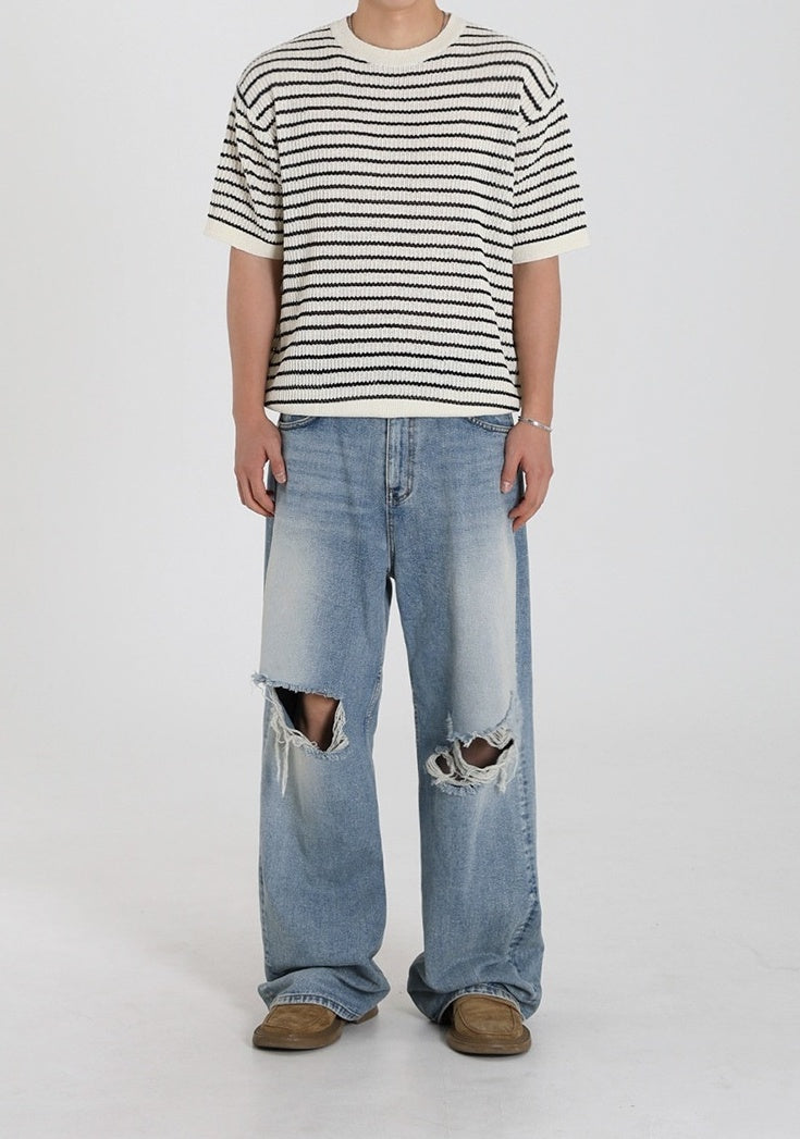Vintage Washed Relaxed Fit Jeans