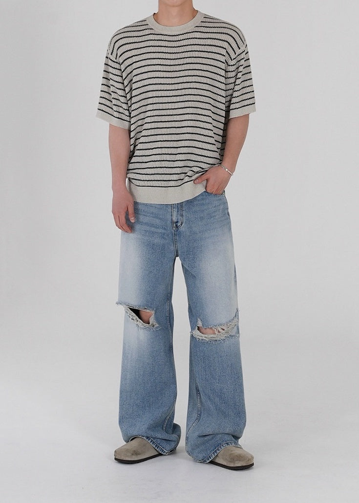 Vintage Washed Relaxed Fit Jeans